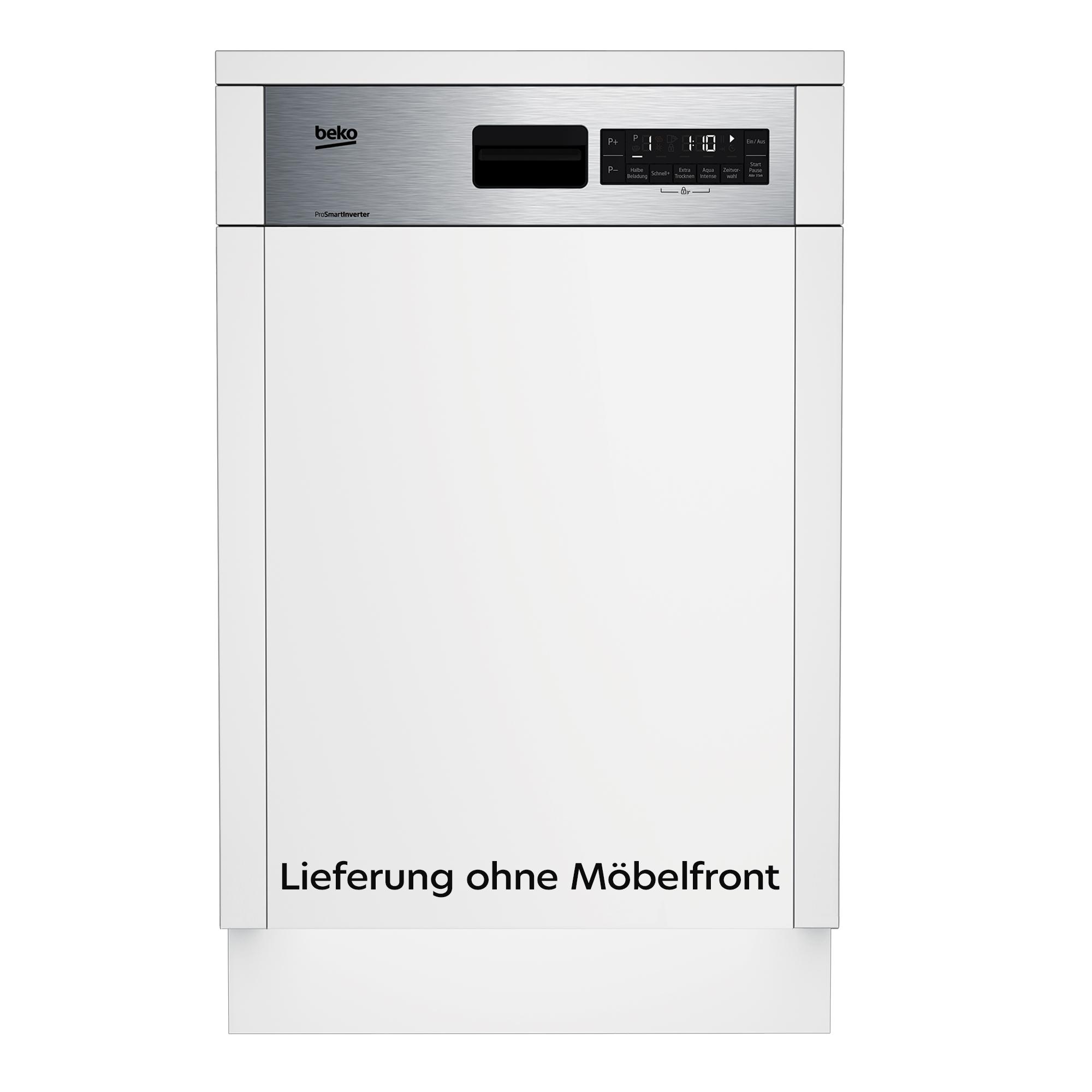 Beko DSS28021X Geschirrspüler 11 Maßgedecke AquaIntense ProSmart Inverter Motor