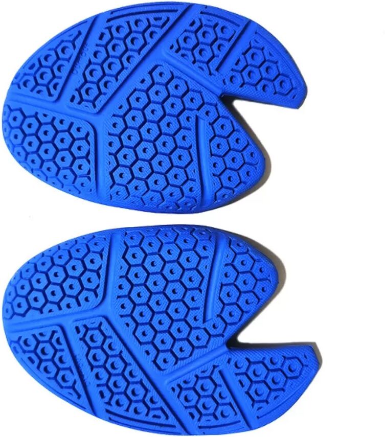 INF Tampons antidérapants avant-pied en caoutchouc non-adhésifs pour chaussures de sport, compatible avec Yonex Bleu Moyen