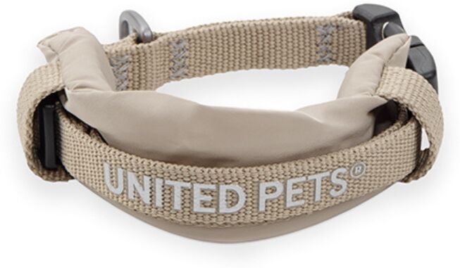 United Pets Collare per Cani con Sottocollo Imbottito Linea CityLife Beige M