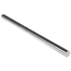 RS PRO, Profil + Stange, Silber Stahl Stab 20mm