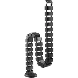 Digitus, Kabelschutz + Kabelführung, Flexible Kabelführung mit anpassbarer Länge (Kabelschlauch, 130 cm)