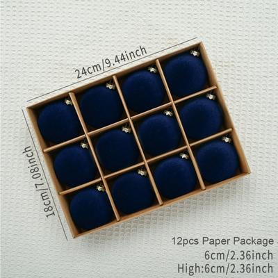 Fusion Finds Velvet Christmas Balls, Holiday Ornaments, Wedding Party Winter Decor For Home And Family Festive Display 5