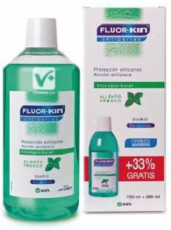 Kin Daily Rinse 0.05 Anticavity 750 ml + 250 ml 750 ml