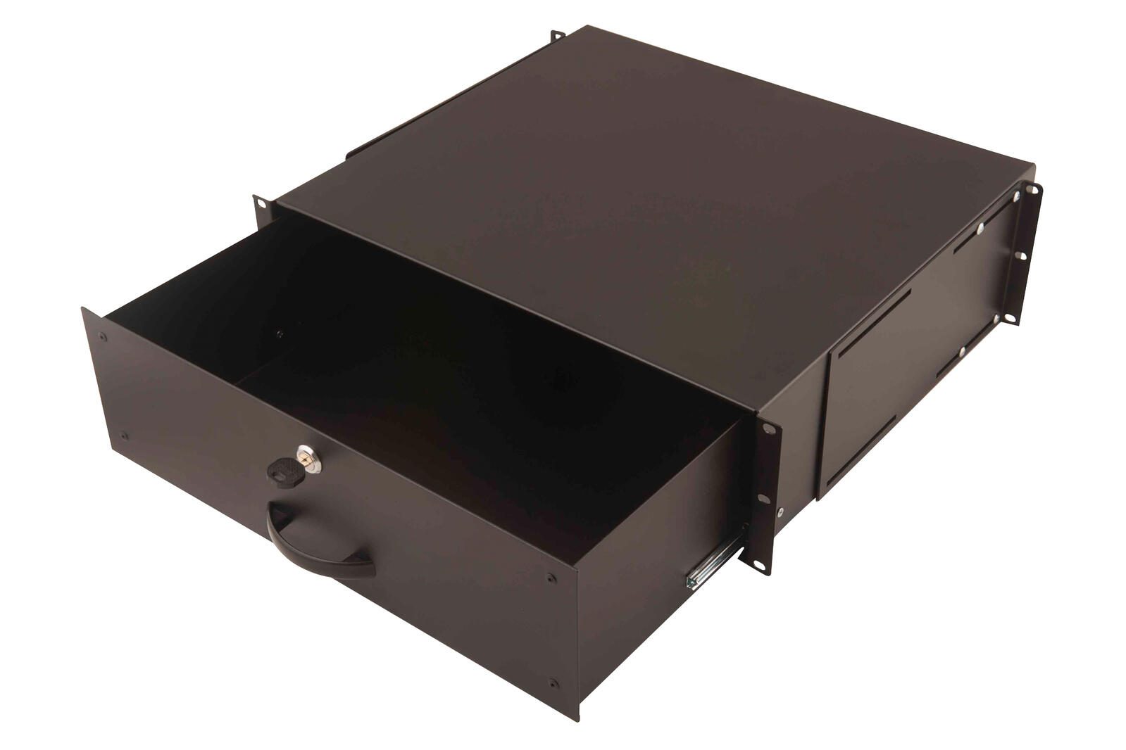 Digitus 19" Serverschrank Schublade für Tastaturen & Dokumente 3HE RAL9005 schwarz (DN-19 KEY-3U-SW)