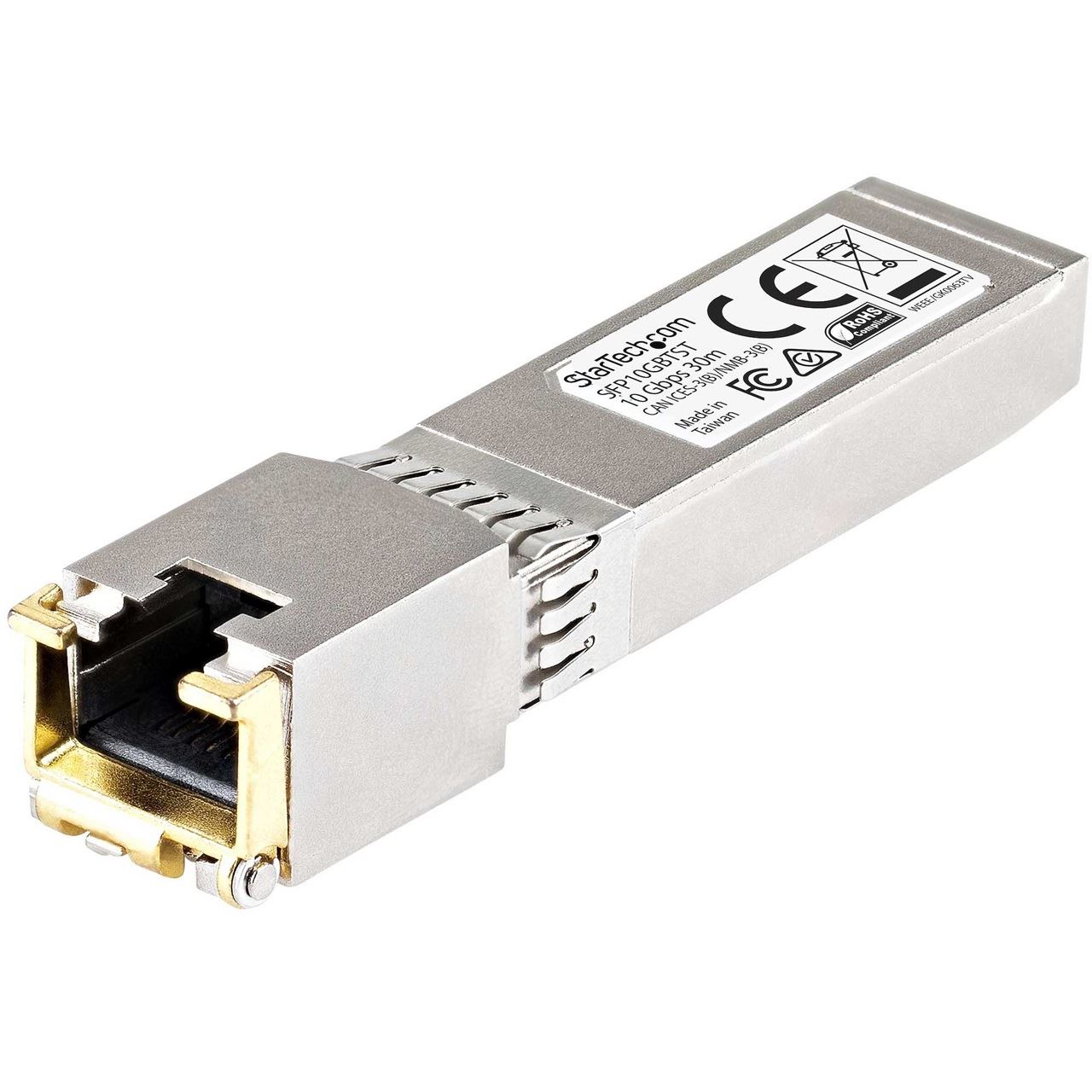 Startech Cisco kompatibles SFP+ Transceiver Modul - 10GBASE-T - SFP+ Transceiver - 30 m