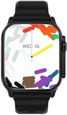 Clever Finds Watch Ultra Smartwatch With Bluetooth Calling NFC And Fitness Tracking black