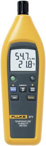 Fluke 971 Luftfeuchtemessgerät (Hygrometer) 10% rF 90% rF Datenloggerfunktion, Taupunkt-/Schimmelwarnanzeige