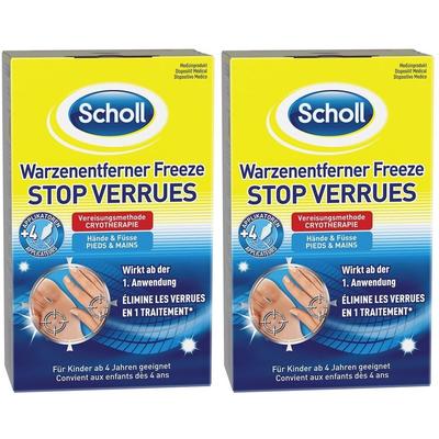 Scholl Warzenentferner Freeze 2x 2x80 ml Spray