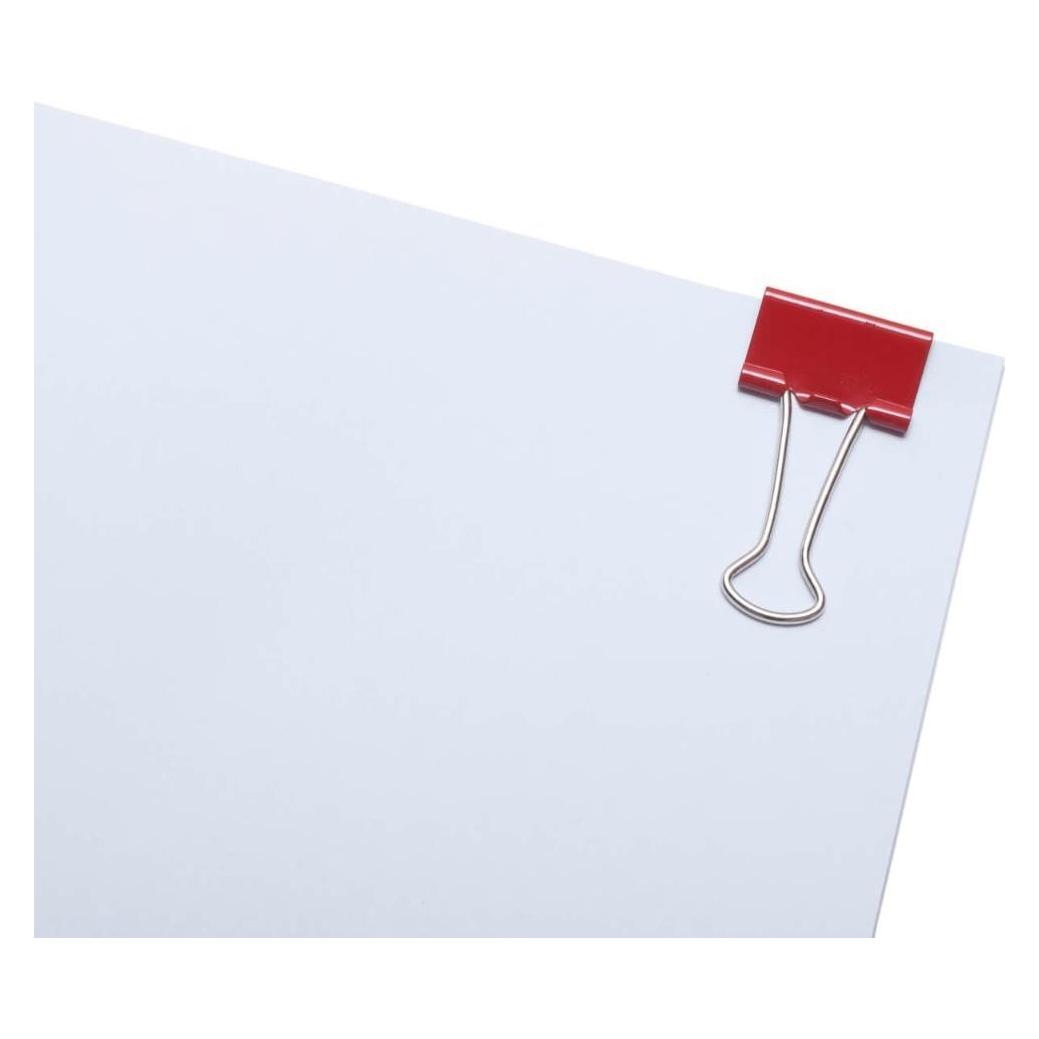 Maul mauly Foldback-Klammer, rot, (B)19 mm, Inhalt: 12 Stck (21419-25)