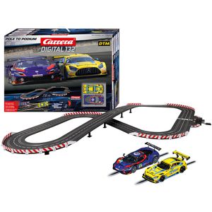 Carrera Autorennbahn DIGITAL 132 Pole to Podium, bis 6 Spieler, 7.6m Strecke, digital, ab 8 Jahre
