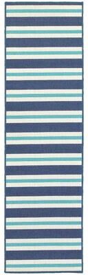 Style Haven Martinique Horizontal Multi-Striped Area Rug