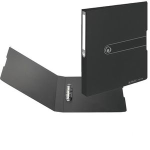 Herlitz Ringbuch easy orga to go 11205754, A4, 2 Ringe, Ring-Ø 25mm, schwarz opak