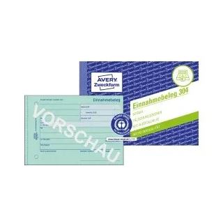 AVERY Zweckform Einnahmebeleg Formularbuch 304