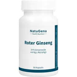 Roter Panax Ginseng 20% Ginsenoside Vegan 90 ST