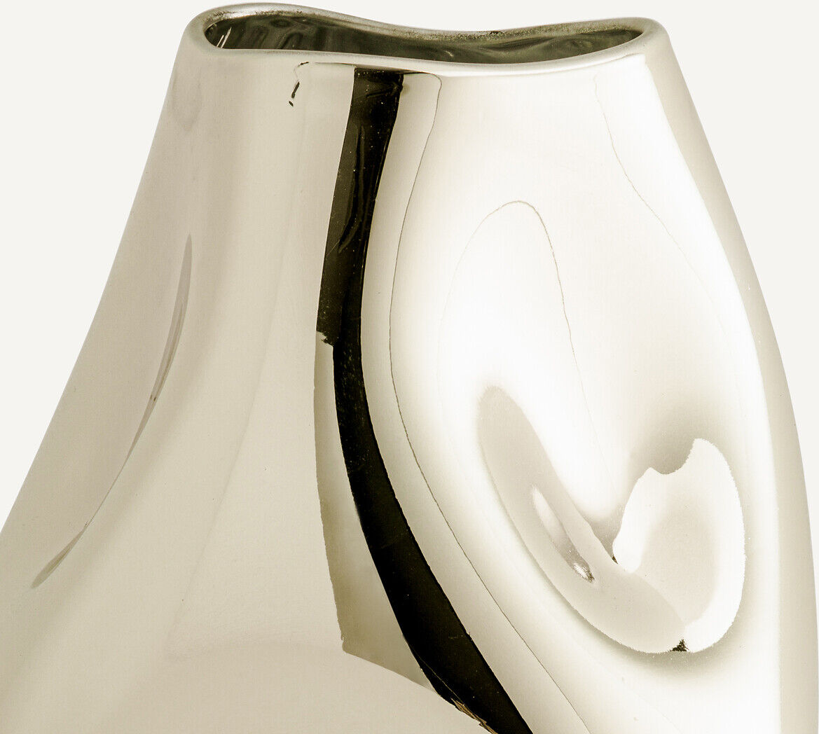 AM.PM Vase en verre métallisé soufflé H28 cm, Cozi