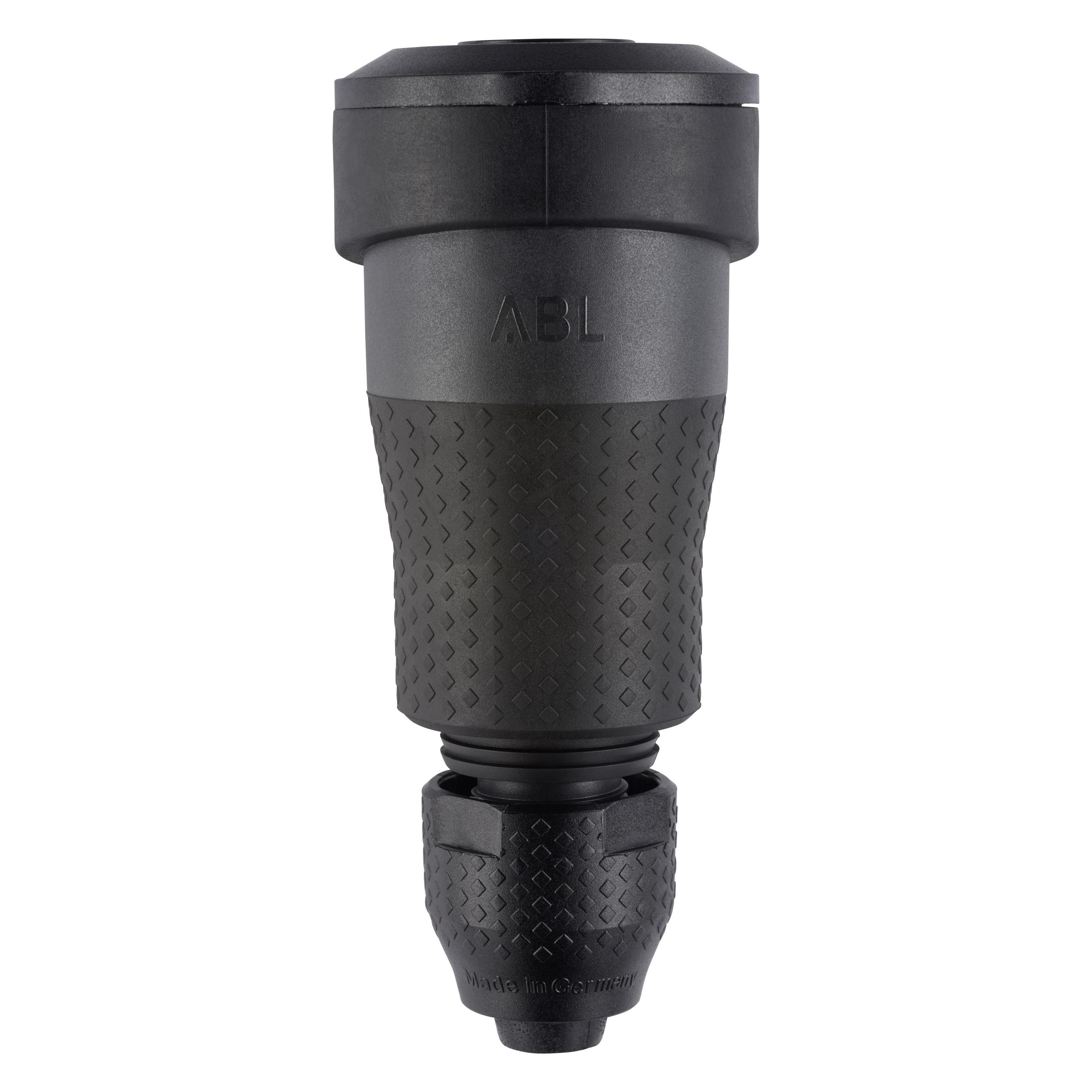 ABL Professional Kupplung 100000105 SCHUKO Elamid-2K schwarz sv IP54 Typ (100000105)