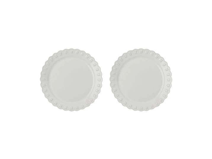 PotteryJo Assiette Tulipa Ø26 cm Lot de 2 White