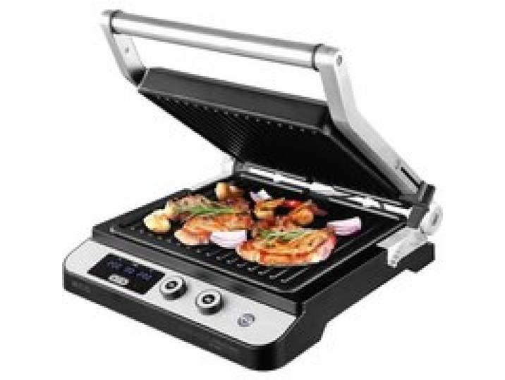 Gril Électrique - ECG - KG 1000 Gourmet - Revêtement Antiadhésif - 2000 W - Réglage de Température