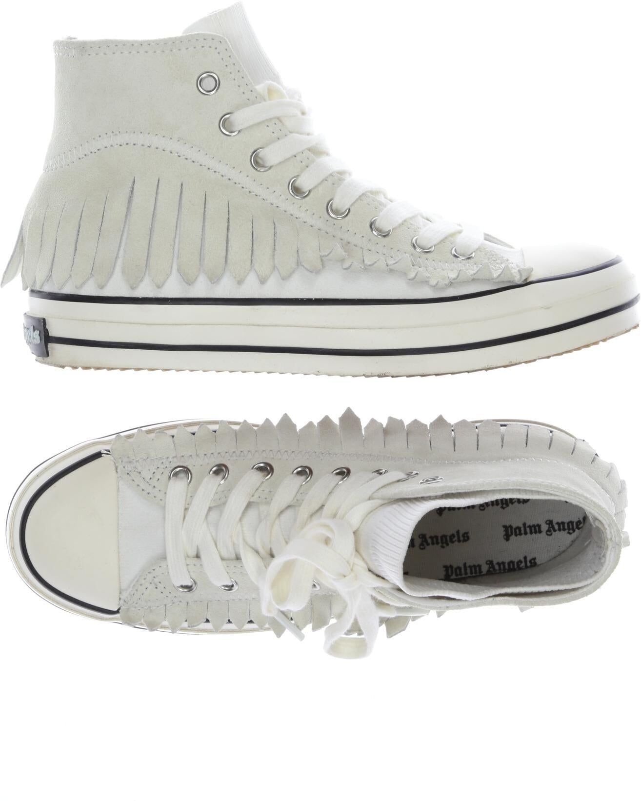 Palm Angels Damen Sneaker, Cremeweiß, Gr. EU 37, kein / Etikett - Second Hand