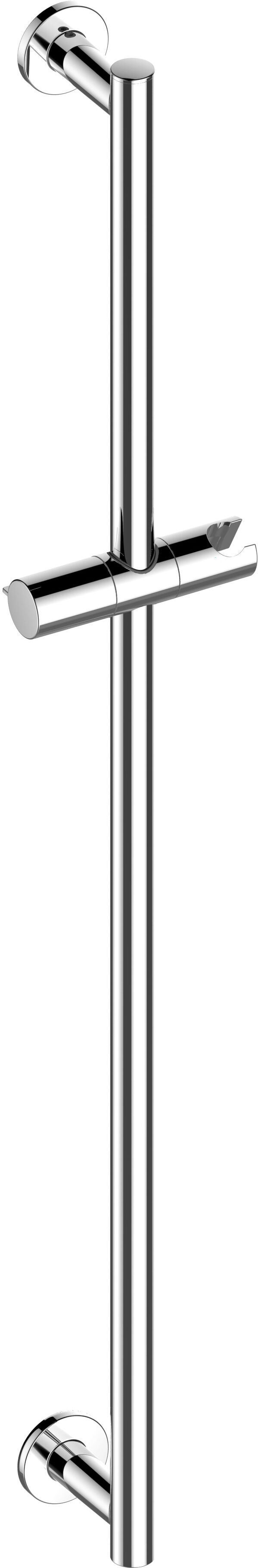 Keuco barre de douche 59585030901 bronze brossé, barre murale 855mm, Rosetten rond