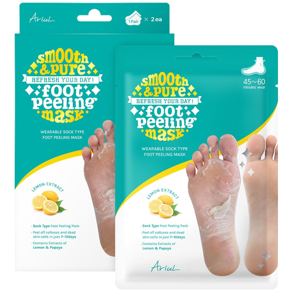 Ariul Stress Relieving Cleansing Smooth and Pure Foot Gentle Peeling Mask 2&nbsp;pairs