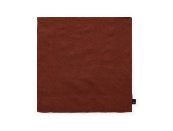 HAY Housse de coussin Linen 50x50 cm Iron red
