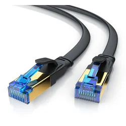Primewire Flachbandpatchkabel CAT 8 - Gigabit Ethernet LAN Kabel - 40 Gbit/s - S/FTP PIMF Schirmung - Netzwerkkabel - 7,5m