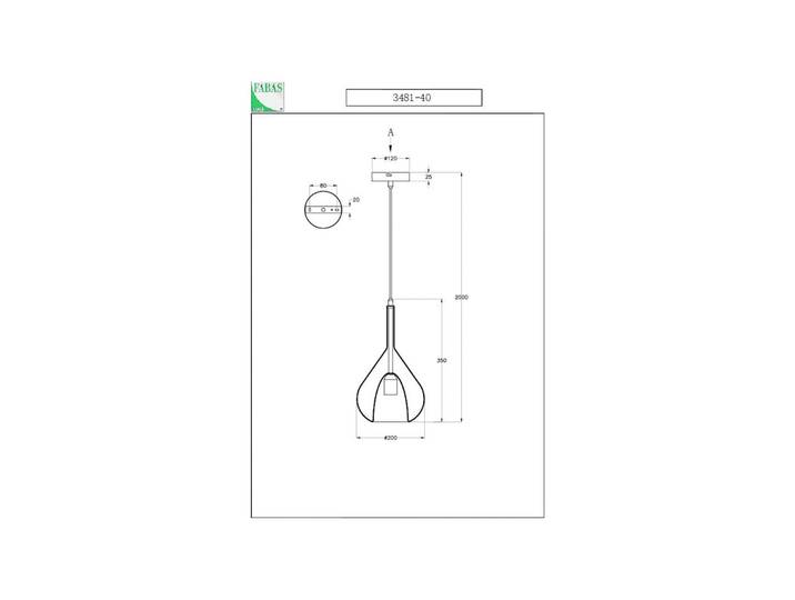 Fabas Luce Glas Hängelampe Lila, dimmbar, grün, für Wohn- / Esszimmer, Glas, Modern, Pendelleuchte