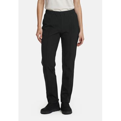 Outdoorhose LUHTA "Luhta Freizeit hosen Anniala", Damen, Gr. 40, EURO-Größen, schwarz, Stoff, 90% Polyamid, 10% Elasthan, Hosen Outdoorhose