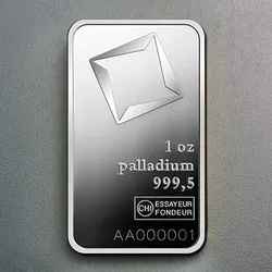 Palladiumbarren 1oz VALCAMBI (Pd)