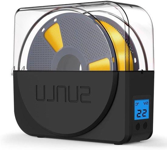 Sunlu Filament Droger - Zwart - 1 kg Spoelen - Vocht Vrij Houden voor 3D Printen