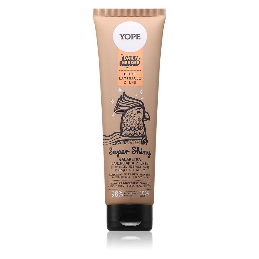 Yope Super Glänzendes Laminiergel Mit Flachs 98% (Haargel, 140 ml) (59939007)