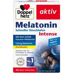 Doppelherz aktiv Melatonin Schneller Einschlafen 40 St Tabletten