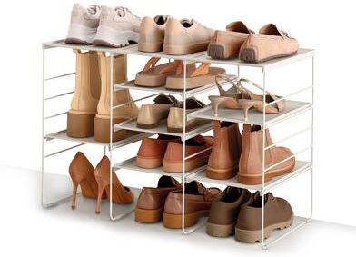 Joseph Joseph Level Adjustable Shoe Rack - Stores 12 Pairs
