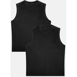 MOMENTUM LAUF TANK TOP - 2-Pack - Schwarz - 2XL