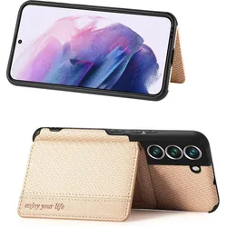 König Design Hülle Handy Schutz für Samsung Galaxy S22 Plus 5G Case Cover Wallet Etuis Tasche (Samsung Galaxy S22 5G), Smartphone Hülle, Braun