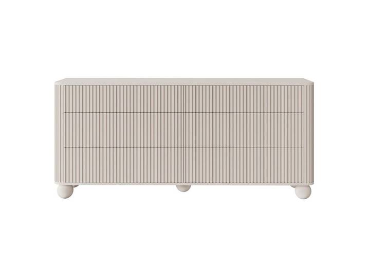 Selsey Kommode Arvello Greige 168 cm, Taupe, Holz, Rechteckig, 168x83.8x38 cm, Kleinmöbel, Kommoden, Kommoden
