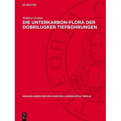 Die Unterkarbon-Flora der Dobrilugker Tiefbohrungen, Gebundene Ausgabe von Walther Gothan, De Gruyter, 978-3-11-276492-3