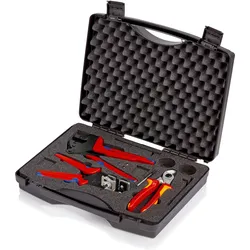 Knipex, Werkzeugkoffer, Werkzeugkoffer für Photovoltaik (3 Teile)