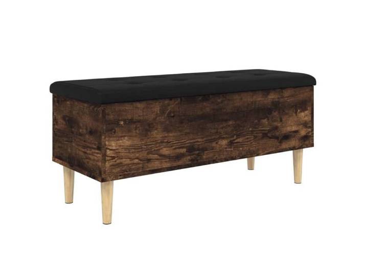 NOUVEAU Banc de couloir - Banc de rangement - Chêne fumé - 102x42x46cm bois d'ingénierie - banc pour hall 36006