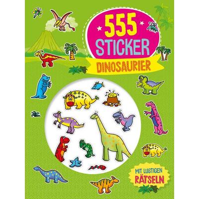 555 Sticker Dinosaurier, Taschenbuch von , Schwager & Steinlein, 978-3-8499-4632-6
