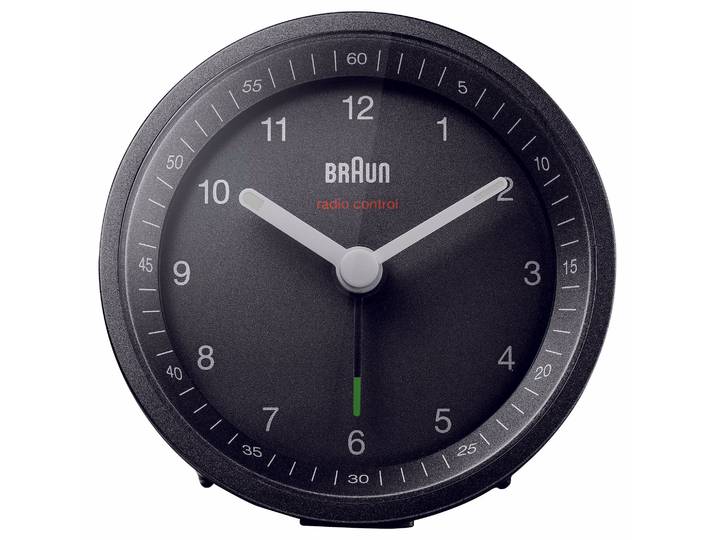 Braun BC07 DCF black - Wecker, Funk Wecker – Wecker analog – schwarz