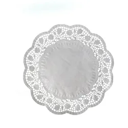 Deko-Tortenspitze (PAP) rund weiß Ø24cm