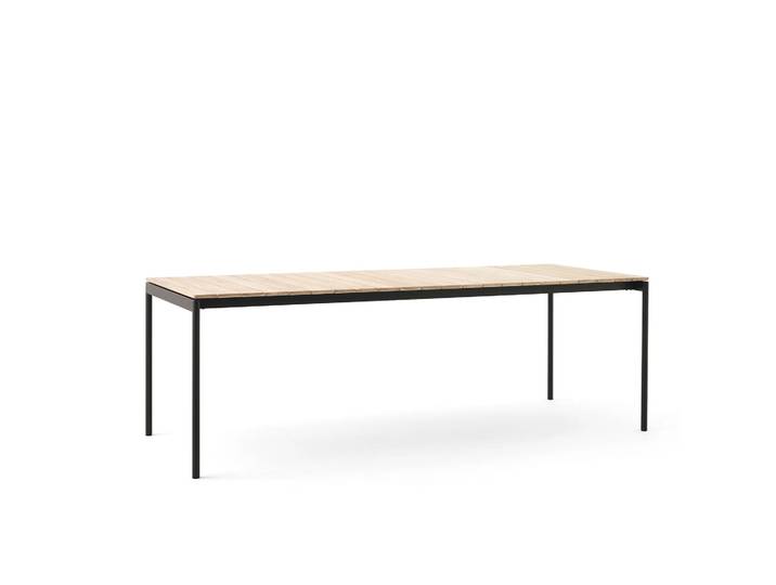 &Tradition Table Ville AV26 large 220x90 cm Warm black