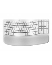 Logitech Wave Keys Tastatur kabellos 2,4 GHz Bluetooth LE QWERTZ Deutsch Off-White (920-012284)
