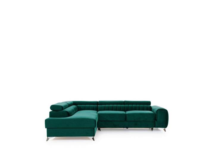 ECKSOFA Laurence Grün S: 205x278 cm