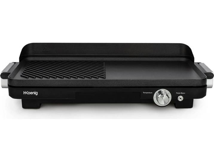 HKoenig GRX330 Plaque de gril\, 1800 W