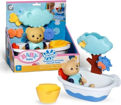 ZAPF Creation Baby born Splish Splash Badewanne mit Teddy