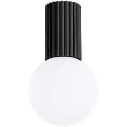 Sollux Plafond HALO schwarz IP44
