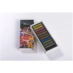 BlockX, Malstifte, Etui 12 Pastelle - Dunkel (12x)